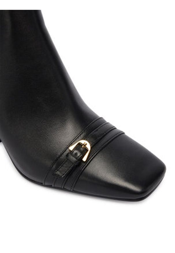 Coccinelle Botki E4 TCF 11 02 01 001 Czarny. Kolor: czarny. Materiał: skóra