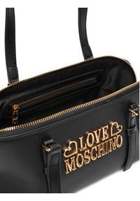 Love Moschino - LOVE MOSCHINO Torebka JC4332PP0NK1300A Czarny. Kolor: czarny. Materiał: skórzane