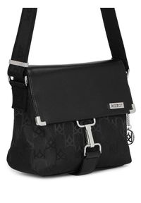 Kazar - Czarna listonoszka damska. Kolor: czarny. Materiał: skórzane. Styl: elegancki #2