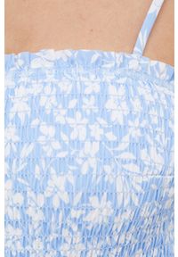 Pieces strój kąpielowy Veronica miękka miseczka. Kolor: niebieski. Materiał: dzianina