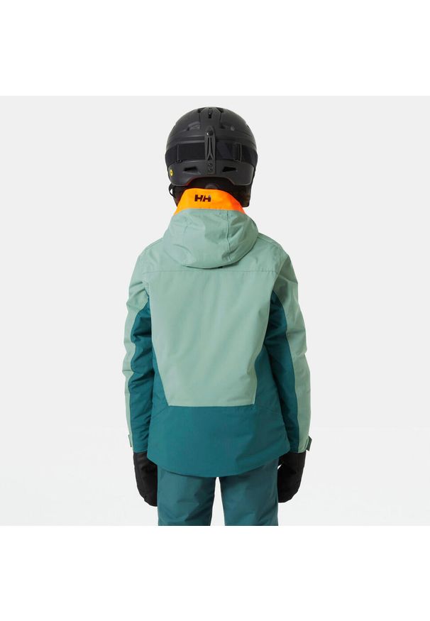 Dziecięca kurtka narciarska Helly Hansen Quest. Kolor: zielony. Sezon: zima. Sport: narciarstwo