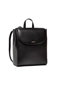 DKNY Plecak Bryant Flap Backpack R21K3R76 Czarny. Kolor: czarny. Materiał: skóra #5