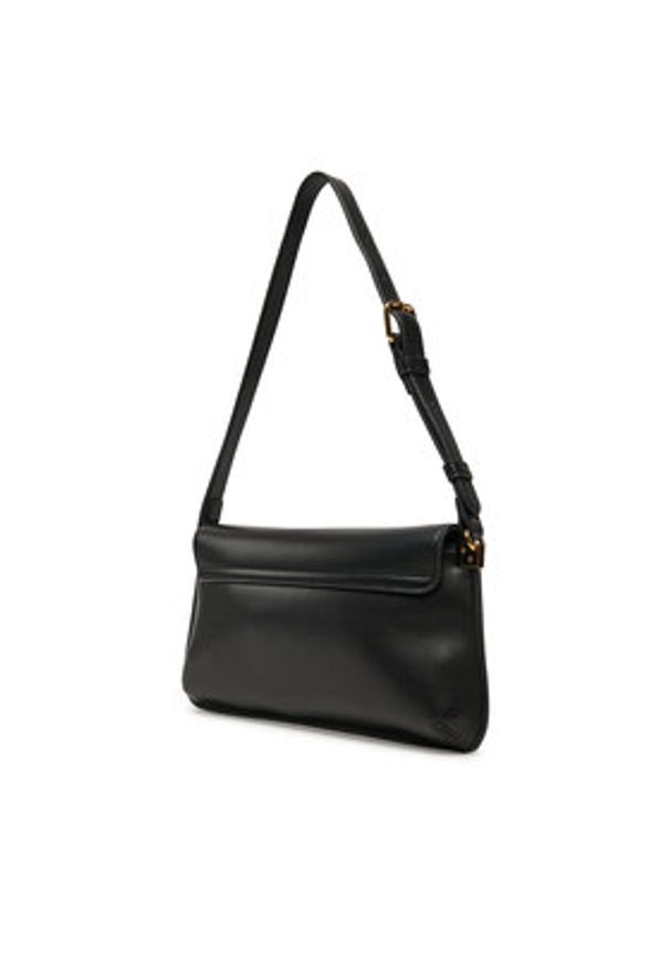 Love Moschino - LOVE MOSCHINO Torebka JC4058PP1MLO0000 Czarny. Kolor: czarny. Materiał: skórzane