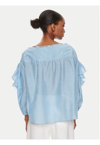 Pinko Bluzka Bones 103586 A1X2 Niebieski Regular Fit. Kolor: niebieski. Materiał: bawełna #3