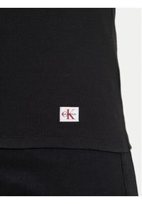Calvin Klein Jeans Tank top Terry LV04RF272G Czarny Regular Fit. Kolor: czarny. Materiał: bawełna #4