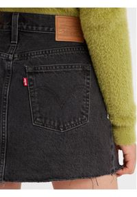 Levi's® Spódnica jeansowa Icon A46940000 Czarny Loose Fit. Kolor: czarny. Materiał: bawełna, jeans