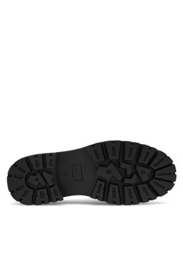 DeeZee Loafersy DOIN ALRIGHT WS5875-29 Czarny. Kolor: czarny. Materiał: materiał, skóra