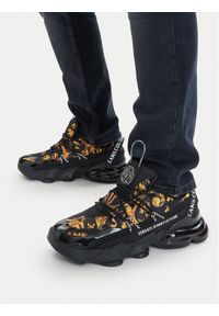 Versace Jeans Couture Sneakersy 79YA3SU2 ZSC94 G89 Czarny. Kolor: czarny. Materiał: materiał #1