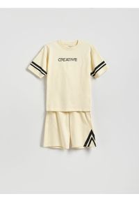 Reserved - Bawełniany komplet - złamana biel. Materiał: bawełna #1