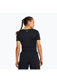 Top treningowy damski Under Armour Motion Crossover Crop. Kolor: czarny