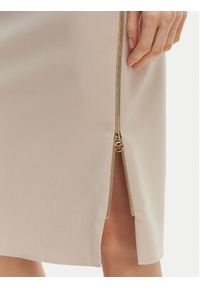 Rinascimento Spódnica ołówkowa CFC0127985003 Beżowy Slim Fit. Kolor: beżowy. Materiał: syntetyk #4