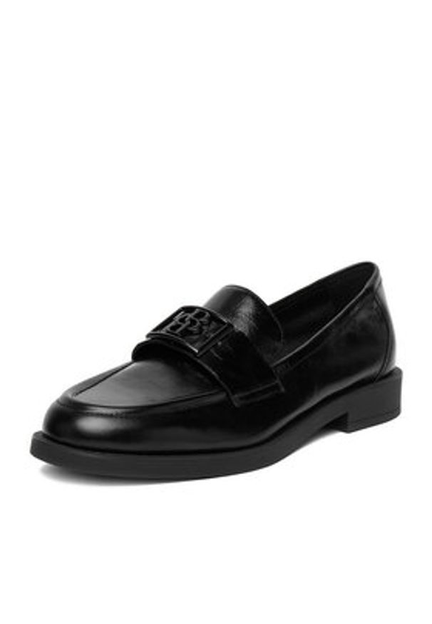 Badura Loafersy EO-ADELE-LT2674-6 Czarny. Kolor: czarny. Materiał: skóra