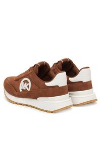 MICHAEL Michael Kors Sneakersy Nova Trainer 43S6NOFS1S Brązowy. Kolor: brązowy. Materiał: zamsz, skóra #5