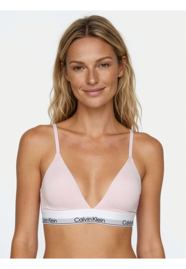 Calvin Klein Underwear Biustonosz top LV00QF8498 Różowy. Kolor: różowy. Materiał: bawełna