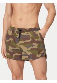 Aeronautica Militare Szorty kąpielowe 261BW0231UCT04312 Zielony ciemny Regular Fit. Kolor: zielony. Materiał: syntetyk #1