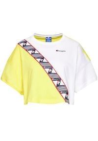 Champion T-Shirt Croptop 112767 Żółty Custom Fit. Kolor: żółty #3