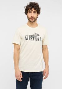 Męski T-Shirt Mustang Style Austin Light Gray 1015652 3003 #1