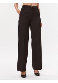 Silvian Heach Spodnie materiałowe CVA23092PA Czarny Straight Fit. Kolor: czarny. Materiał: syntetyk, wiskoza