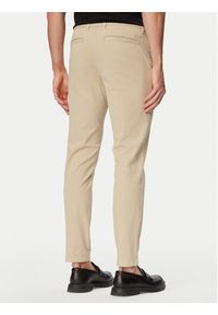 BOSS Chinosy H-Kaiton1 50543312 Beżowy Slim Fit. Kolor: beżowy. Materiał: bawełna #3
