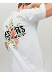 Jack & Jones - Jack&Jones T-Shirt Flores 12228776 Biały Loose Fit. Kolor: biały. Materiał: bawełna #8
