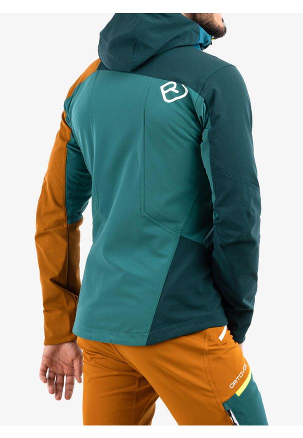 ORTOVOX - Kurtka softshell męska Ortovox Westalpen Softshell Jacket. Kolor: zielony. Materiał: softshell
