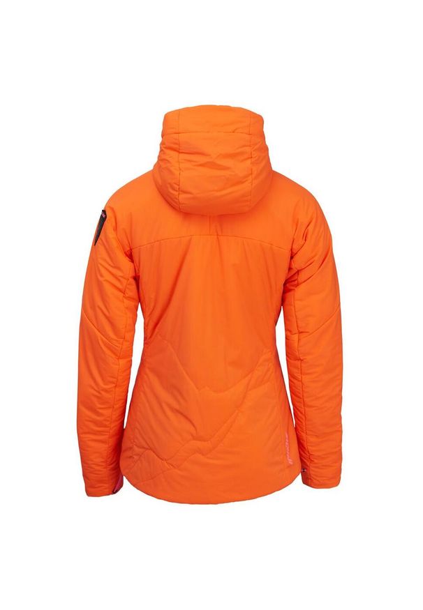 Kurtka narciarska damska Silvini Women Jacket Lupa WJ2102. Kolor: różowy, pomarańczowy, wielokolorowy. Technologia: Primaloft. Sport: narciarstwo