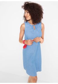 Sukienka dżinsowa bonprix jasnoniebieski. Kolor: niebieski #4