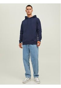 Jack & Jones Bluza Star 12208157 Granatowy Relaxed Fit. Kolor: niebieski. Materiał: syntetyk, bawełna #7