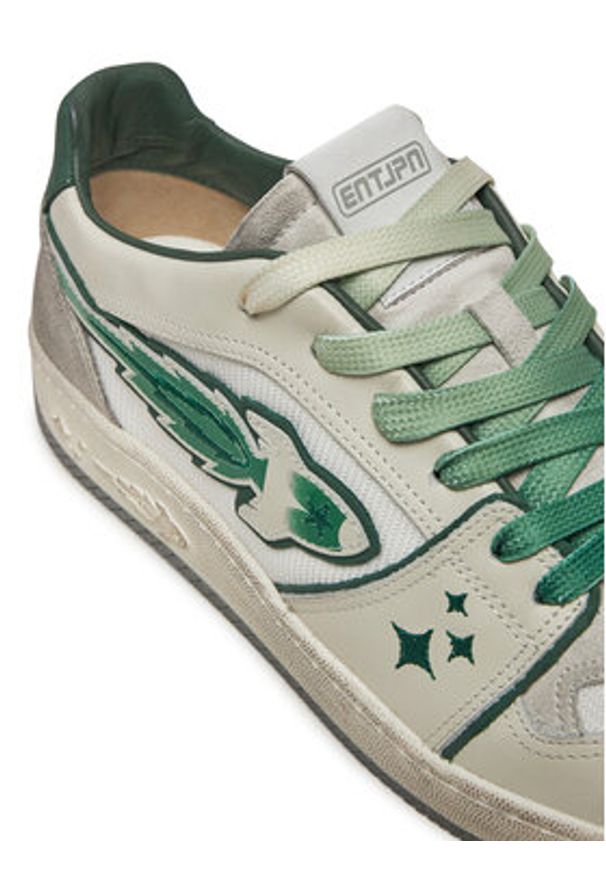 Enterprise Japan Sneakersy BB5001 PX634 S1056 Biały. Kolor: biały. Materiał: skóra