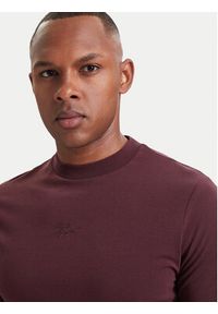 Karl Lagerfeld - KARL LAGERFELD T-Shirt 755040 564235 Czerwony Regular Fit. Typ kołnierza: dekolt w karo. Kolor: czerwony. Materiał: bawełna #5