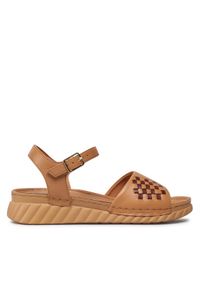 Go Soft Sandały EST-2299-03 Brązowy. Kolor: brązowy. Materiał: skóra