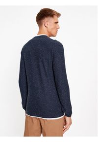 Jack & Jones - Jack&Jones Sweter 12227443 Granatowy Regular Fit. Kolor: niebieski. Materiał: bawełna