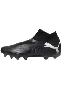 Buty piłkarskie Puma Future 7 Match+ Ll FG/AG M 107711 02 czarne. Kolor: czarny. Materiał: dzianina, syntetyk. Szerokość cholewki: normalna. Sport: piłka nożna #6