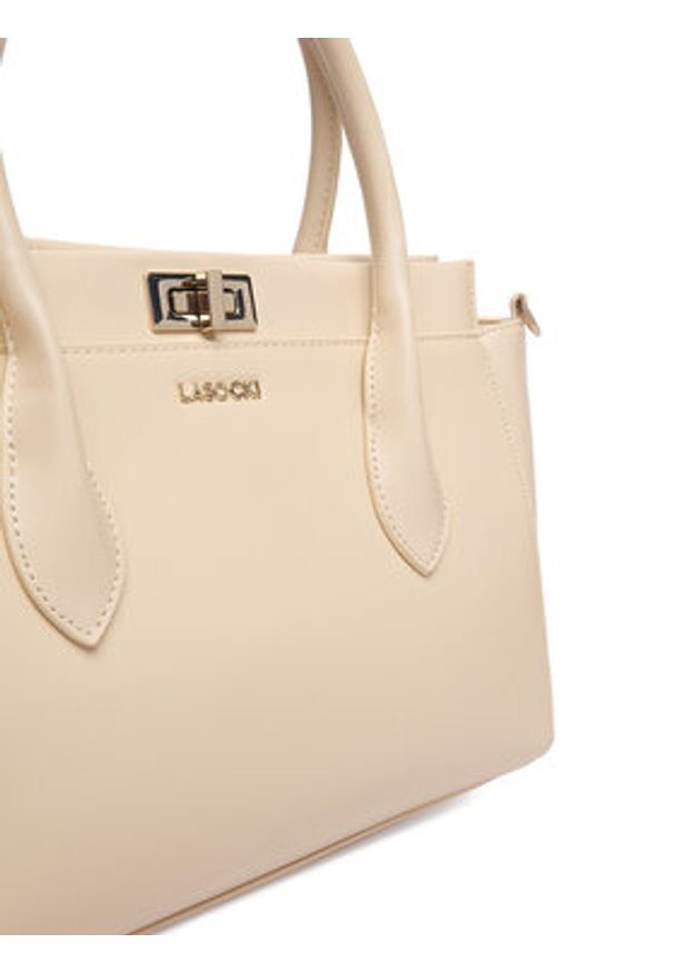 Lasocki Torebka CEO-LSK-L-020-09 Beżowy. Kolor: beżowy