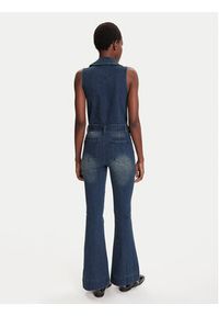 Desigual Kombinezon Glenn 25WWDD07 Granatowy Regular Fit. Kolor: niebieski. Materiał: bawełna #5