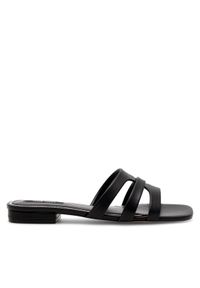 Nine West Klapki 123AL1207-1 Czarny. Kolor: czarny. Materiał: syntetyk