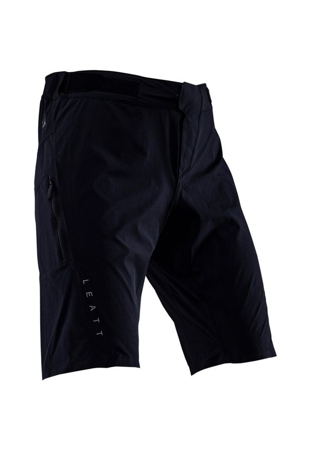 Spodenki rowerowe (+spodenki kolarskie z pampersem w zestawie) LEATT Shorts. Kolor: czarny. Sport: kolarstwo