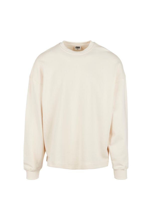 Bluza z okrągłym dekoltem Urban Classics organic oversized boxy. Kolor: biały