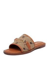 Beverly Hills Polo Club Klapki EO-HY6692-2 Brązowy. Kolor: brązowy. Materiał: materiał #8