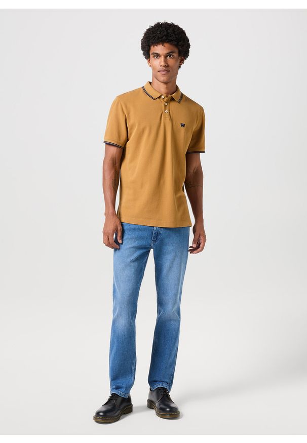 Wrangler - WRANGLER GREENSBORO MĘSKIE SPODNIE JEANSOWE DŻINSY GARNER BLUE 112350836 W15Q018009