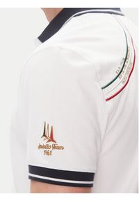 Aeronautica Militare Polo 251PO1853P191 Biały Regular Fit. Typ kołnierza: polo. Kolor: biały. Materiał: bawełna #3