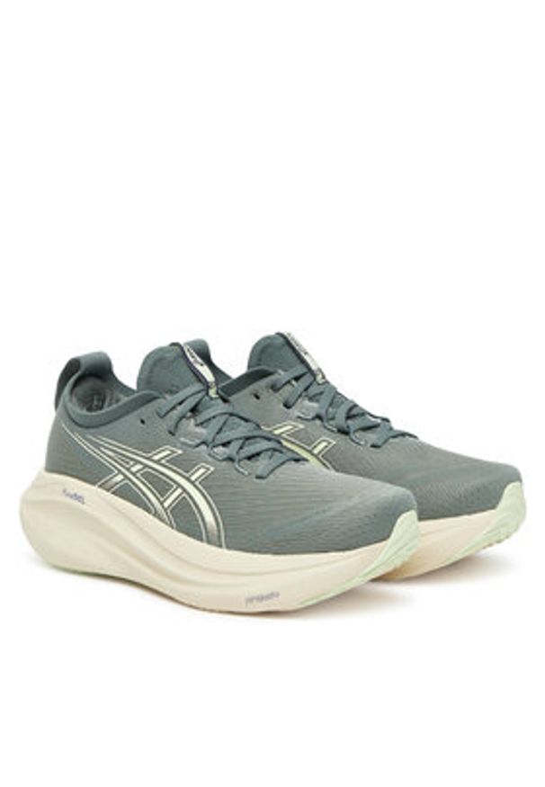 Asics Buty do biegania Gel-Nimbus 27 1012B753 Szary. Kolor: szary. Materiał: materiał, mesh