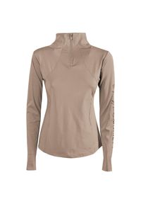 HARRYS HORSE - Damska koszulka do jazdy konnej Harry's Horse Sporty Eden. Kolor: szary. Długość rękawa: długi rękaw. Styl: sportowy #1