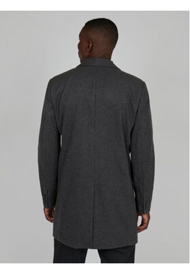 Matinique Płaszcz wełniany 30206267 Szary Regular Fit. Kolor: szary. Materiał: wełna