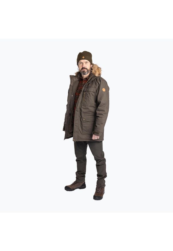PINEWOOD - Kurtka zimowa męska Pinewood Finnveden Winter Parka. Kolor: zielony. Sezon: zima