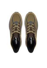 Replay - REPLAY Sneakersy GMSH4.000.C0001T Zielony. Kolor: zielony. Materiał: skóra #5