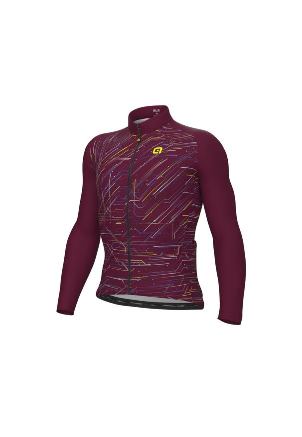 ALÉ CYCLING - Bluza rowerowa męska Alé Cycling Solid Byte. Kolor: czerwony, wielokolorowy, różowy