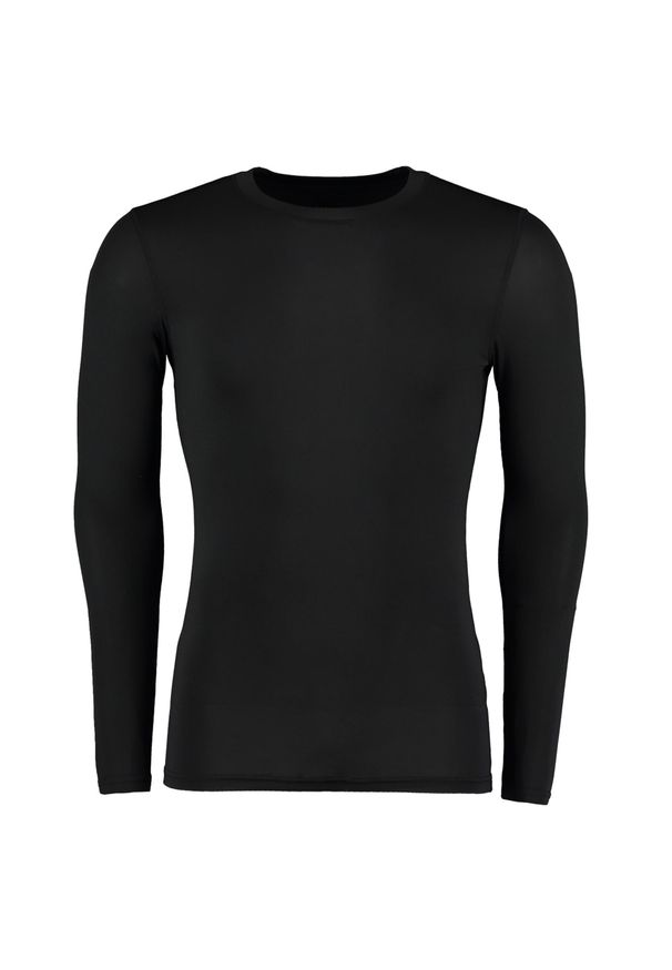 GAMEGEAR - ® Męska Ocieplana Podstawa Z Długim Rękawem Warmtex® / Męska Odzież Sportowa. Kolor: czarny. Długość rękawa: długi rękaw. Długość: długie