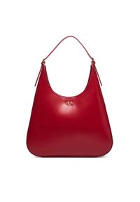 Calvin Klein Torebka Ck Medium Shoulder Bag LV04F3522G Czerwony. Kolor: czerwony. Materiał: skórzane #1