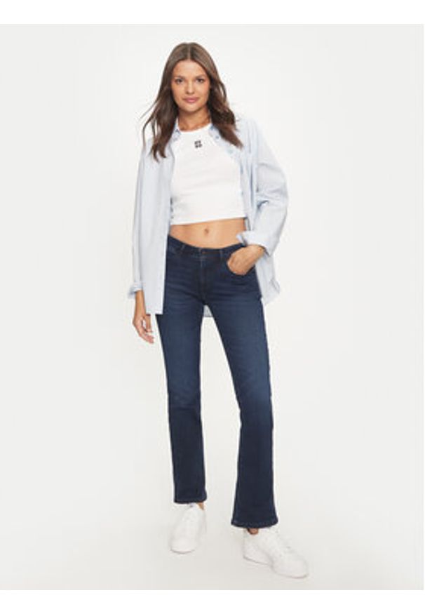 Wrangler Jeansy 112342797 Granatowy Bootcut Fit. Kolor: niebieski